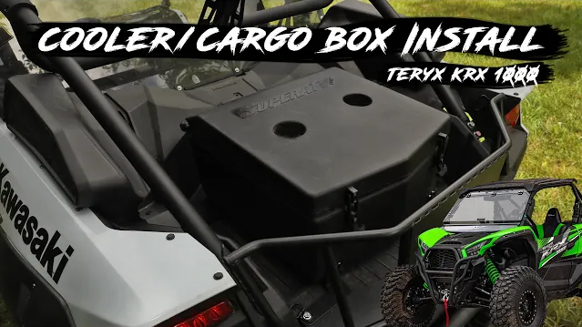 How to Install a Cooler/Cargo Box on a Kawasaki Teryx KRX 1000 ...